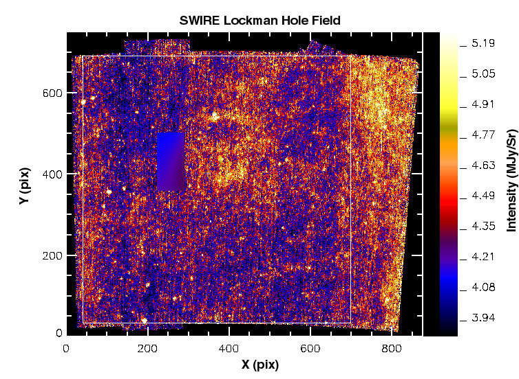 Spitzer Lockman 160 micron map